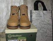 Зимняя кожаная  мужская обувь Shoiberg на натуральном меху.